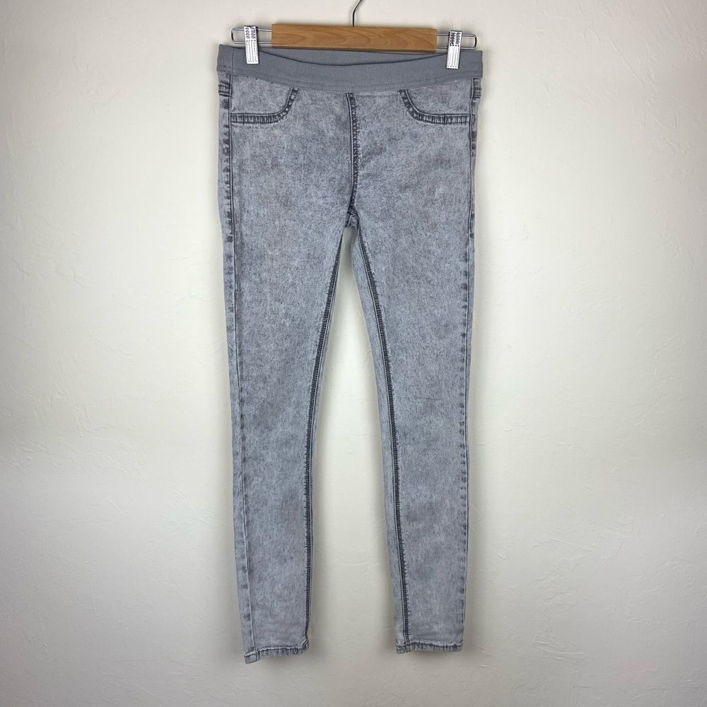 Free People Stretch Skinny Jeans - Gray